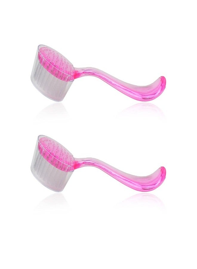 WOLEDOE 2Pcs Hamster Brush and Comb, fit Guinea Pig, Ferrets, Rats, Chinchilla, Bunny - Pink - Image 1
